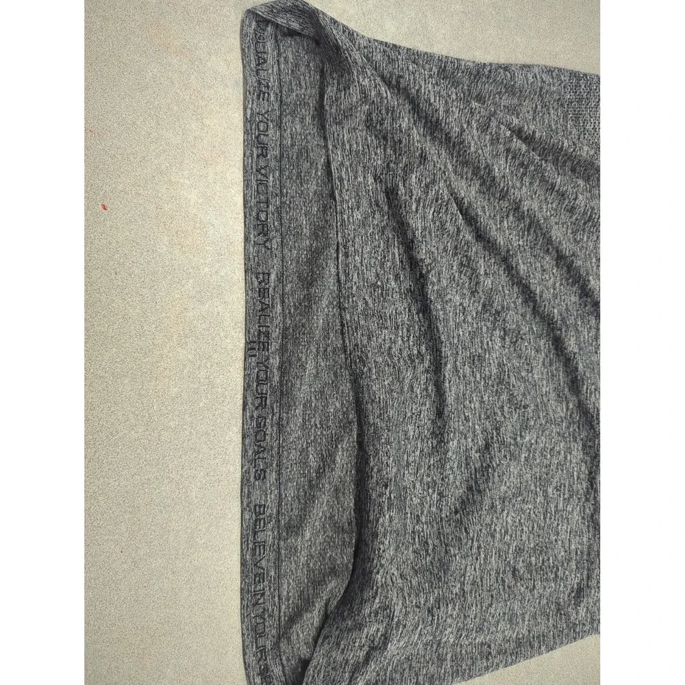 Lululemon Metal Vent Tech Shirt Mens Grey Orange Stitching Gym Training Tee